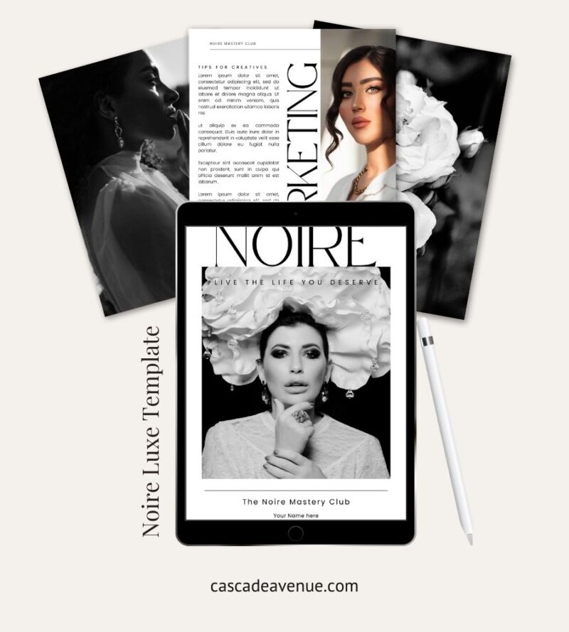 cascadeavenue Noire Luxe Canva Template (2)