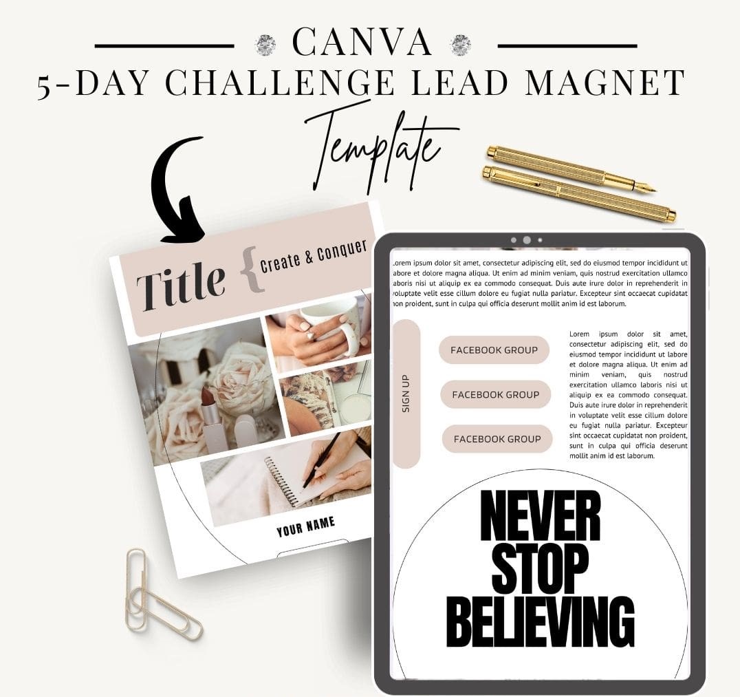 MaggieLamarre Elevate Canva Template